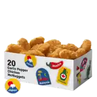 McDonald's 20 Garlic Pepper Chicken McNuggets