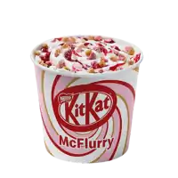 McFlurry KitKat White Passionfruit-Sauce