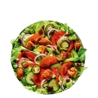 bbq rib salat