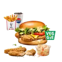 kfc colonel veggie burger box 1