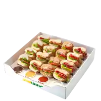 subway chicken selection sub platter