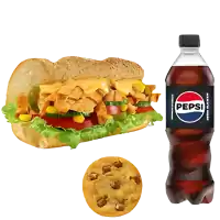 subway donnerstag chicken fajita mit getrank cookie