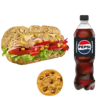 subway freitag tuna mit getrank cookie