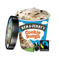 dominos ben jerrs cookie dough eis