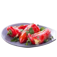 Timberjacks Geröstete Paprika mit Feta